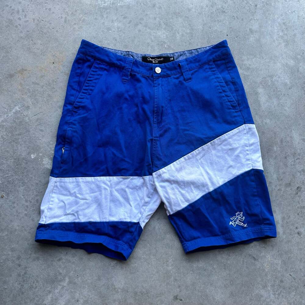 Y2K Play Cloths Colorblocked Chino Shorts - 38”